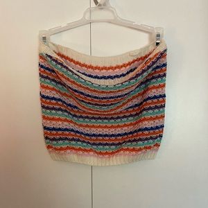 90s knit-crochet tube top